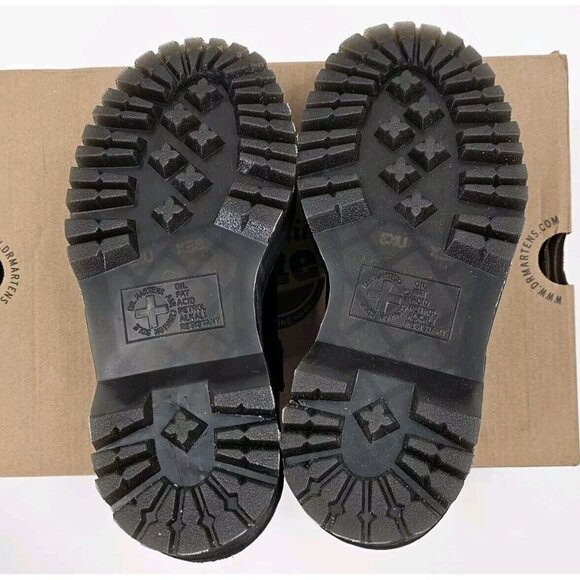 Dr Martens Bethan Oxford Platform Black Mary Jane Leather Shoes Womens US W5 NEW - Picture 5 of 9